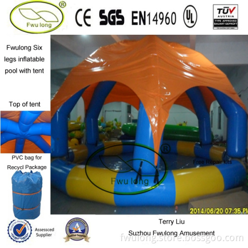 Commercial Inflatable Water Pool Tent for Sale